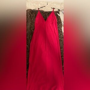 SHEIN Asymmetrical Red Dress